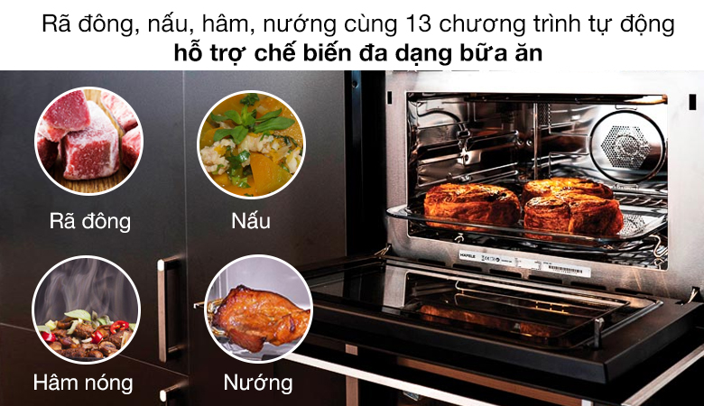 Lò vi sóng có nướng lắp âm Hafele HO-KT45B (535.02.731) 44 lít