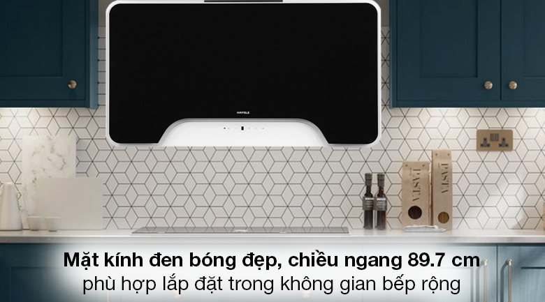 Máy hút mùi kính vát Hafele HH-WVGS90A (533.80.203)