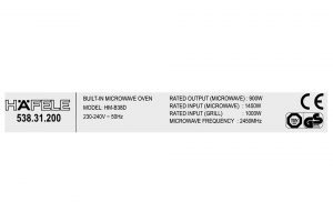 Lo Vi Song Co Nuong Lap Am Hafele Hm B38d 53831.200) 25 Lít