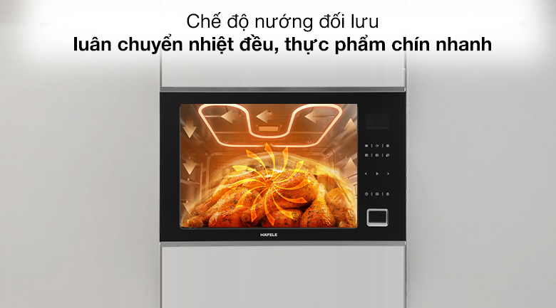 Lò vi sóng có nướng lắp âm Hafele HM-B38C (538.01.111) 32 lít