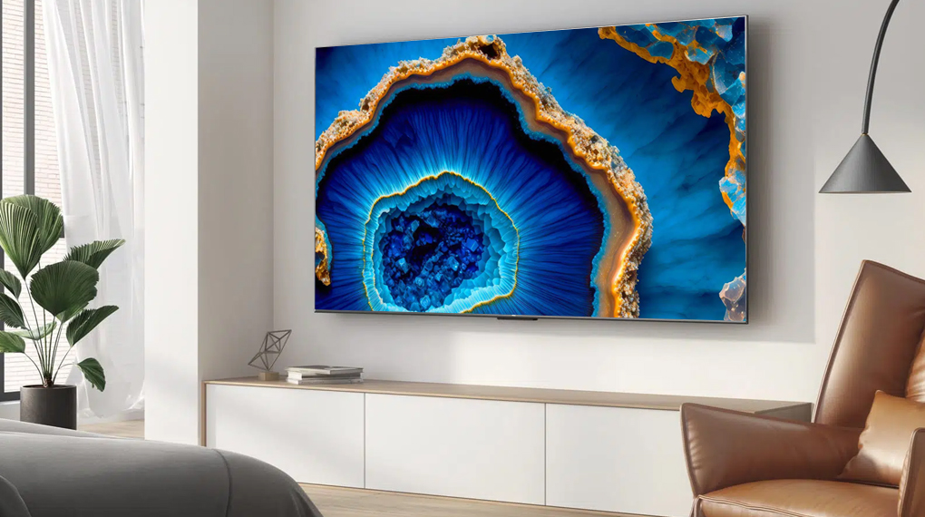 Google Tivi TCL QD-Mini LED 4K 85 Inch 85C755