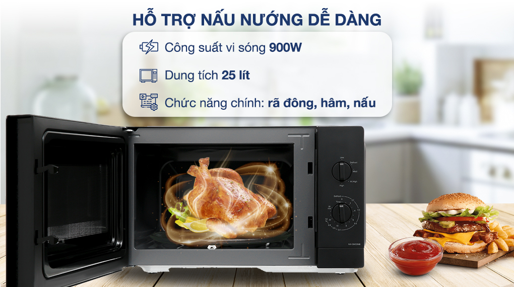Lò vi sóng Panasonic NN-SM33NBYUE 25 lít 