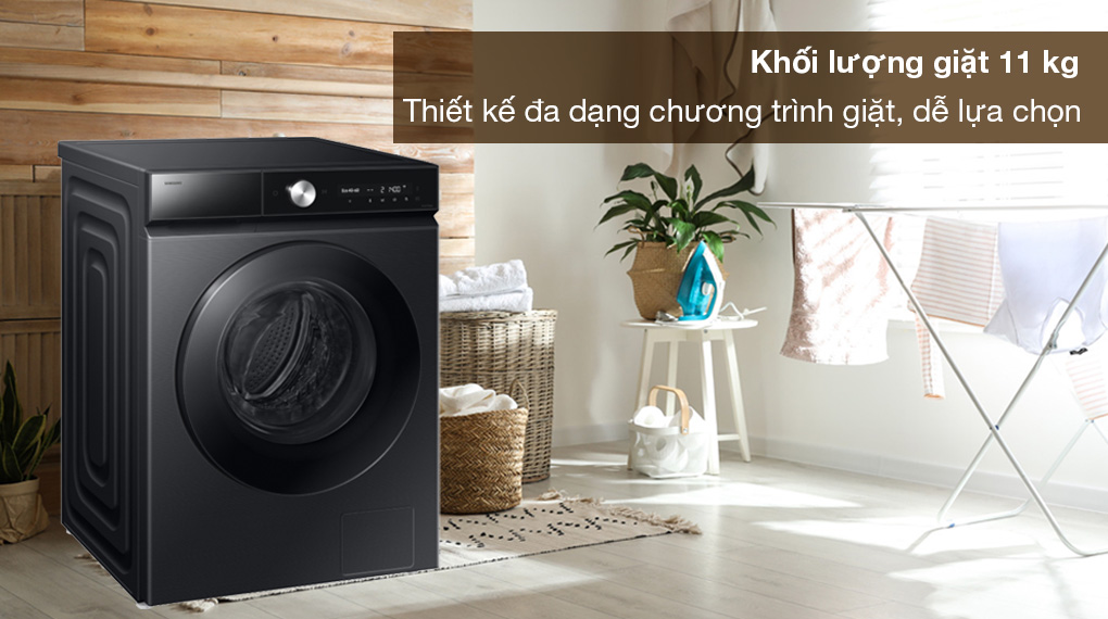 Máy giặt Samsung Inverter 11 kg WW11CB944DGBSV - Khối lượng giặt 11 kg phù hợp gia đình trên 7 người Máy giặt Samsung Inverter 11 kg WW11CB944DGBSV - Khối lượng giặt 11 kg phù hợp gia đình trên 7 người