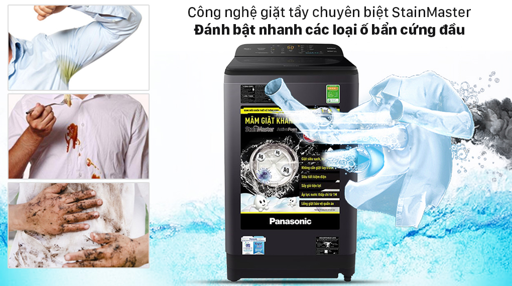 Máy giặt Panasonic 9 kg NA-F90A9BRV - StainMaster