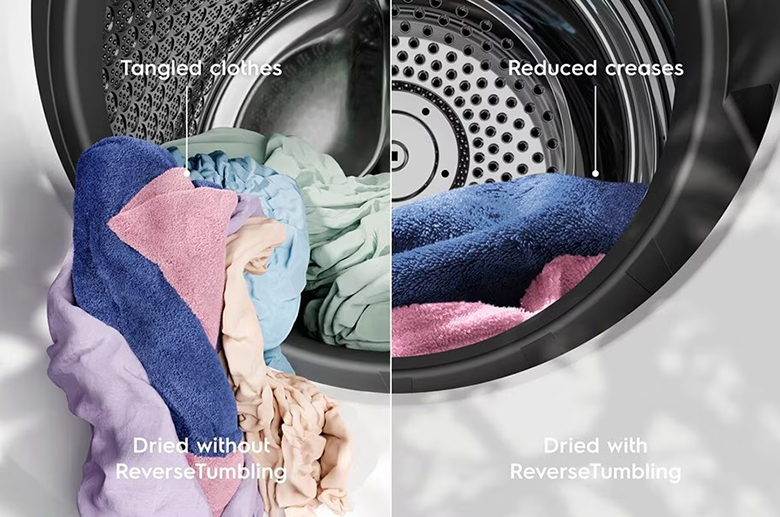 Máy Sấy ELECTROLUX EDV804H3WC - Công nghệ sấy đảo chiều ReverseTumbling 