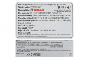 Bếp từ 4 vùng nấu lắp âm tích hợp hút mùi Bosch PVQ731F15E