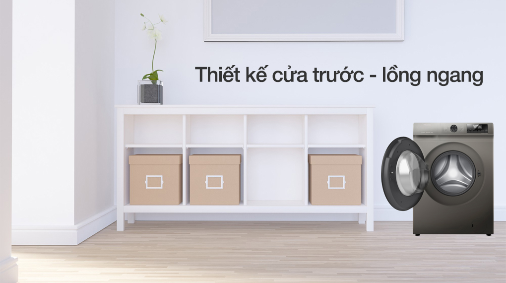 Máy giặt Hisense Inverter 8.5 kg WFQP8523BT - Tổng quan thiết kế