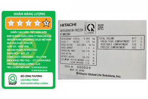 Tủ lạnh Hitachi Inverter 617 lít R-HW620RV XK