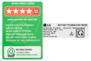 Máy giặt LG Inverter 10 kg FV1410S4M1