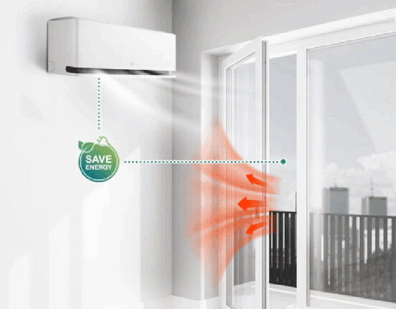 Điều hòa LG Inverter AI Air 2 chiều 9000 BTU IDH09M1 - Phát hiện cửa sổ mở