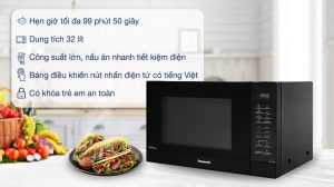 Lò vi sóng Panasonic NN-ST65JBYUE 32 lít