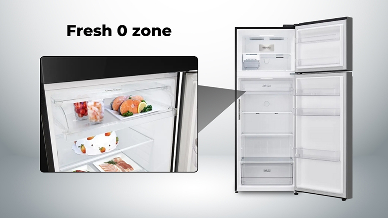 Tủ lạnh LG Inverter 461 lít LTB46BLG - Trang bị ngăn đông mềm tiện lợi