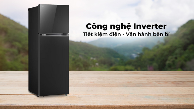 Tủ lạnh LG Inverter 461 lít LTB46BLG - Tiết kiệm năng lượng và vận hành êm ái
