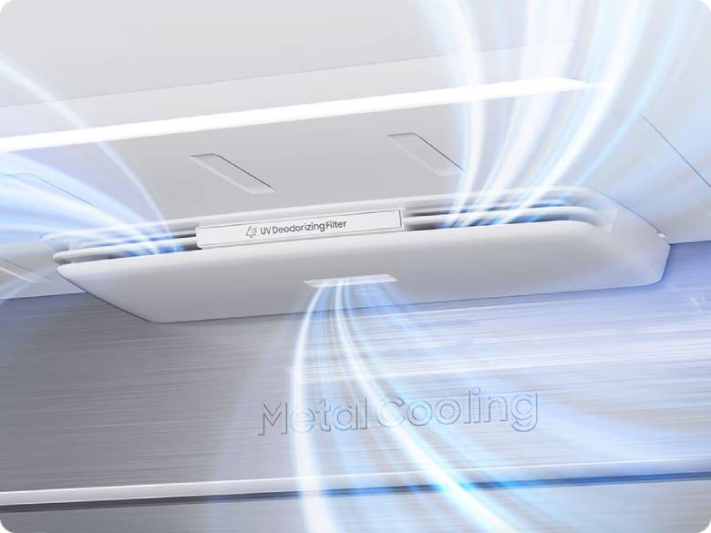 Tủ lạnh Samsung Inverter 635 lít Side By Side RS70F65K2FSV - Công nghệ Metal Cooling