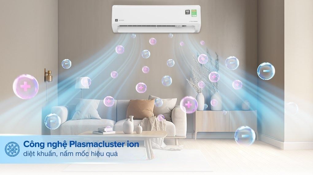 Máy lạnh Sharp Inverter 2 HP AH-XP18CHW - Khả năng lọc không khí
