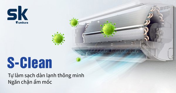 Tiện lợi hơn với tính năng tự làm sạch S-Clean