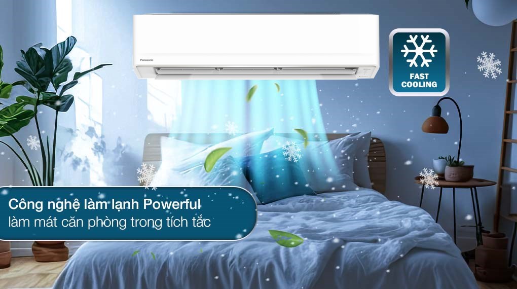 Máy lạnh Panasonic Inverter 2.5 HP CU/CS-PU24AKH-8 - Công nghệ làm lạnh      