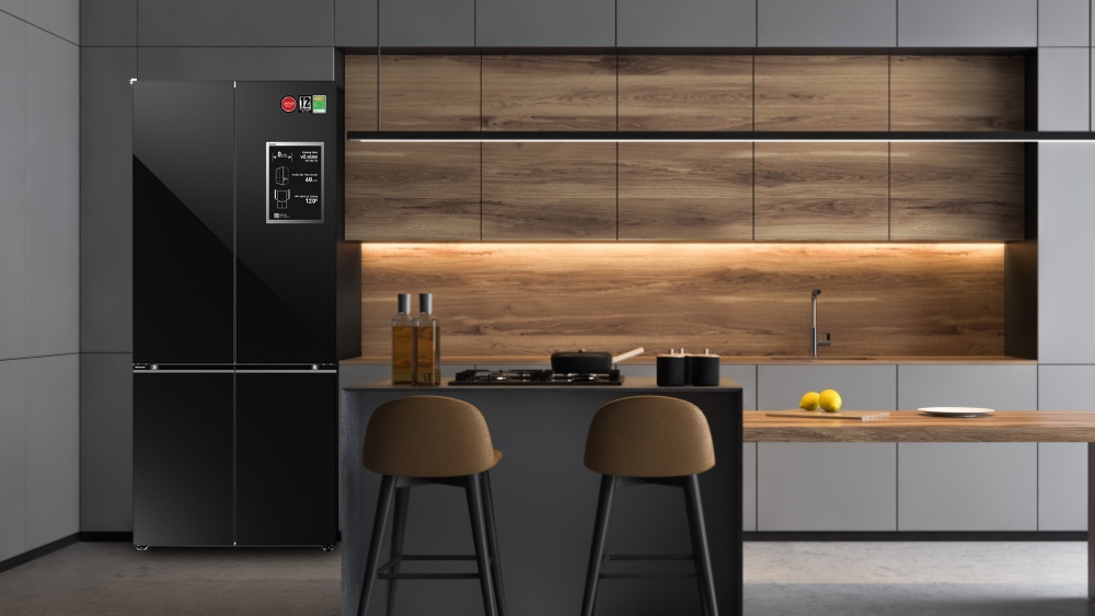 Thiết kế Tủ lạnh Panasonic Inverter 510 lít Multi Door NR-X561BK-VN​