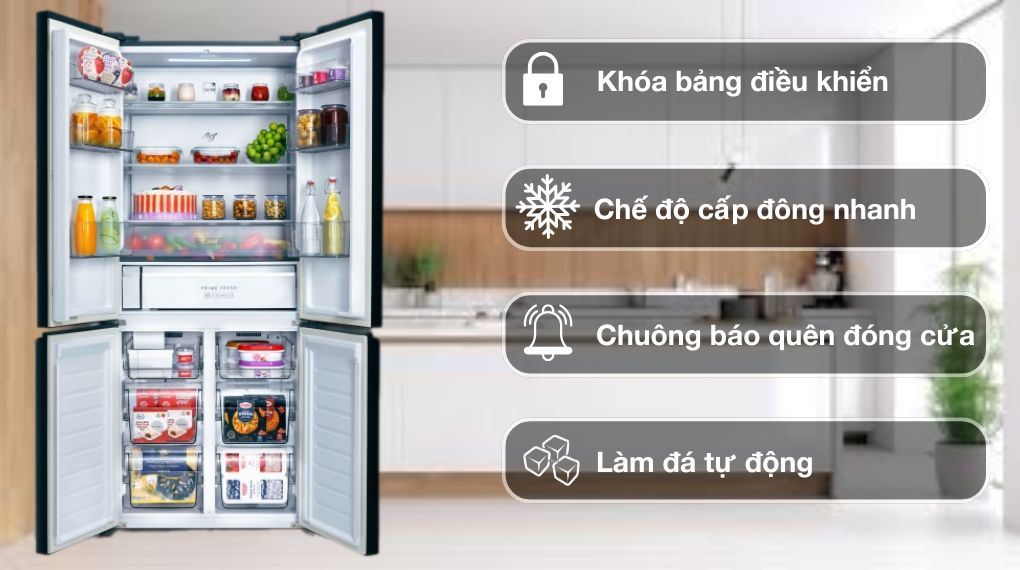 Tủ lạnh Panasonic Inverter 510 lít Multi Door NR-X561GB-VN - Tiện ích