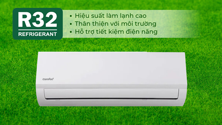 Gas R32 - Điều hòa Comfee 1 chiều 9000 BTU CFS-10FWF