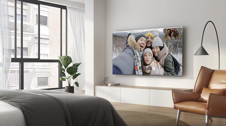 Gọi video trực tuyến phù hợp - Tivi TCL 55P755