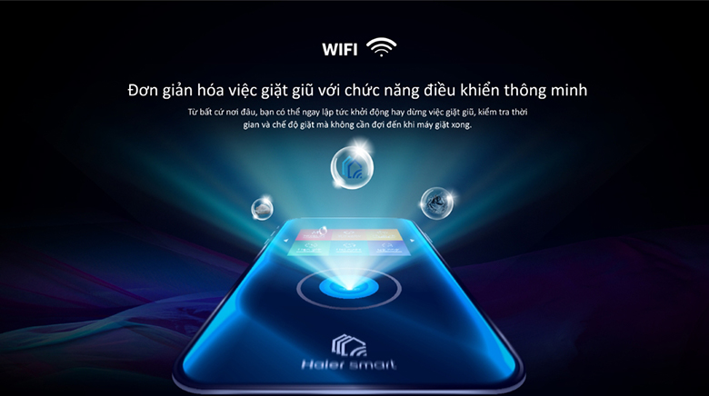 Máy giặt Aqua Inverter 10 kg AW10-BD4377U1L(GN) - Kết nối Wifi