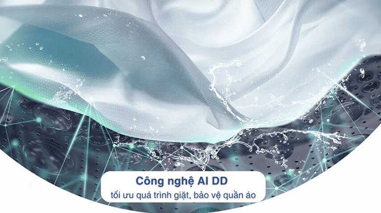 Máy giặt LG AI DD™ Inverter 17 kg F2517SNTG lồng ngang - Công nghệ AI DD giặt sạch sâu, bảo vệ sợi vải
