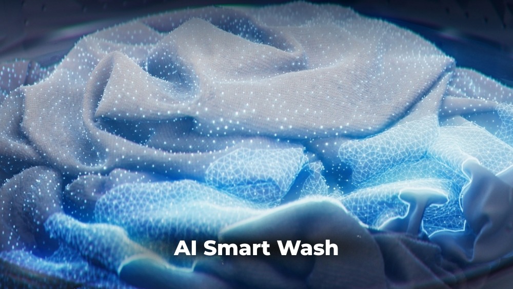 Giặt thông minh AI Smart Wash tối ưu hóa chương trình giặt