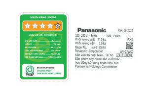 Máy giặt sấy Panasonic Inverter giặt 11.5 kg - sấy 7 kg NA-S157FW1BV