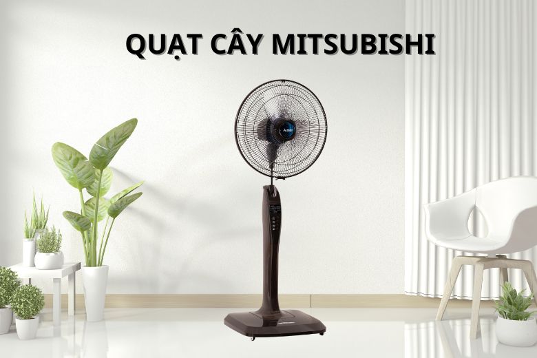  Quạt cây Mitsubishi LV16-RB CY-BW màu nâu-1