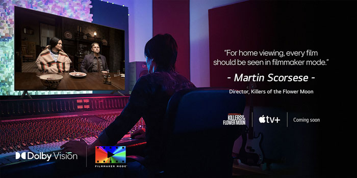 Chế độ FILMMAKER Mode giúp các thước phim thể hiện đúng ý đồ của đạo diễn