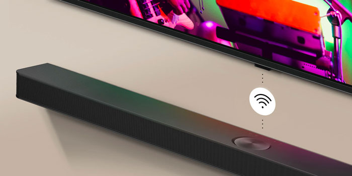 kết nối tivi liền mạch với loa soundbar mà không cần dây cáp rườm rà