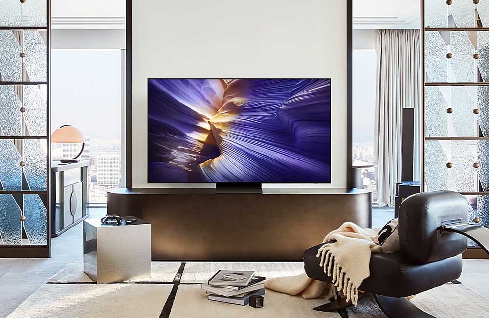 Smart Tivi Samsung OLED 4K QA55S90F có chất lượng hiển thị tuyệt vời