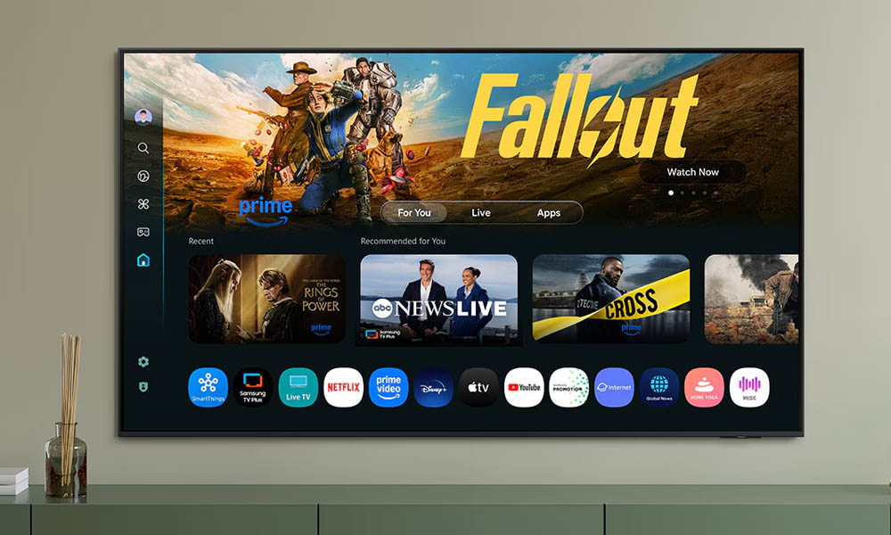 Smart Tivi Samsung QA55S90F có hệ điều hành trực quan