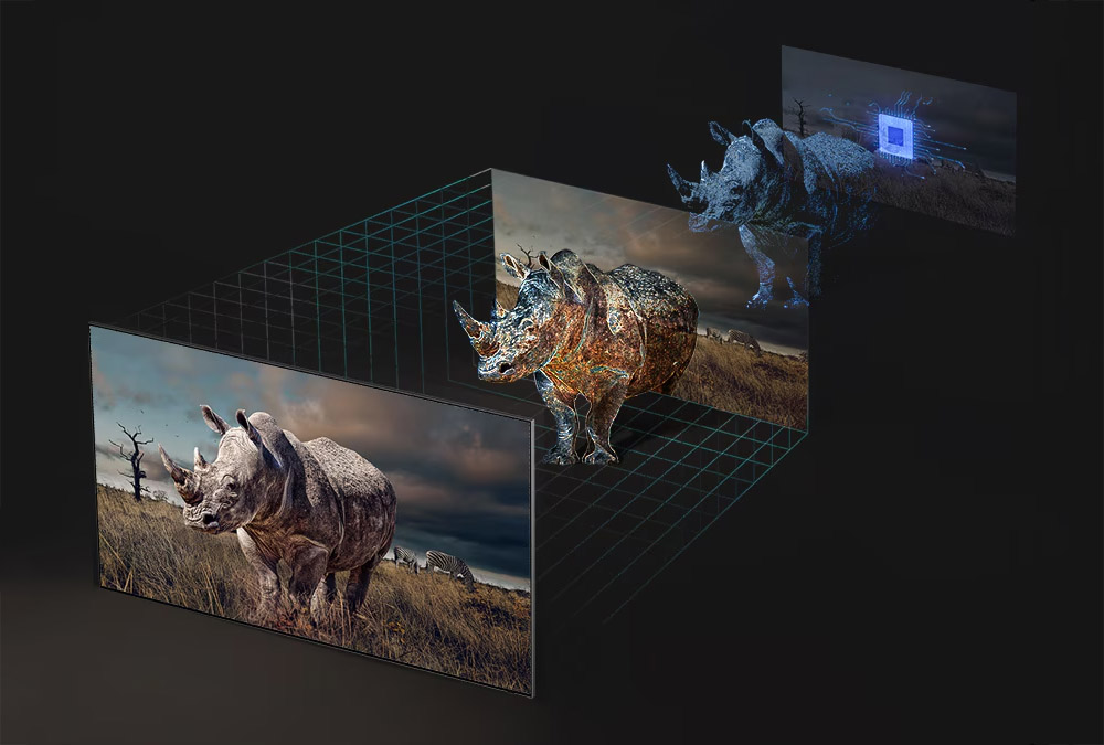 Smart Tivi Samsung OLED 4K QA55S90F tái hiện độ sâu ấn tượng