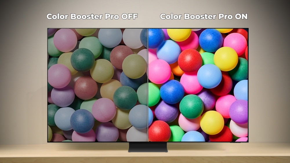 Công nghệ Color Booster Pro giúp hình ảnh thêm rực rỡ