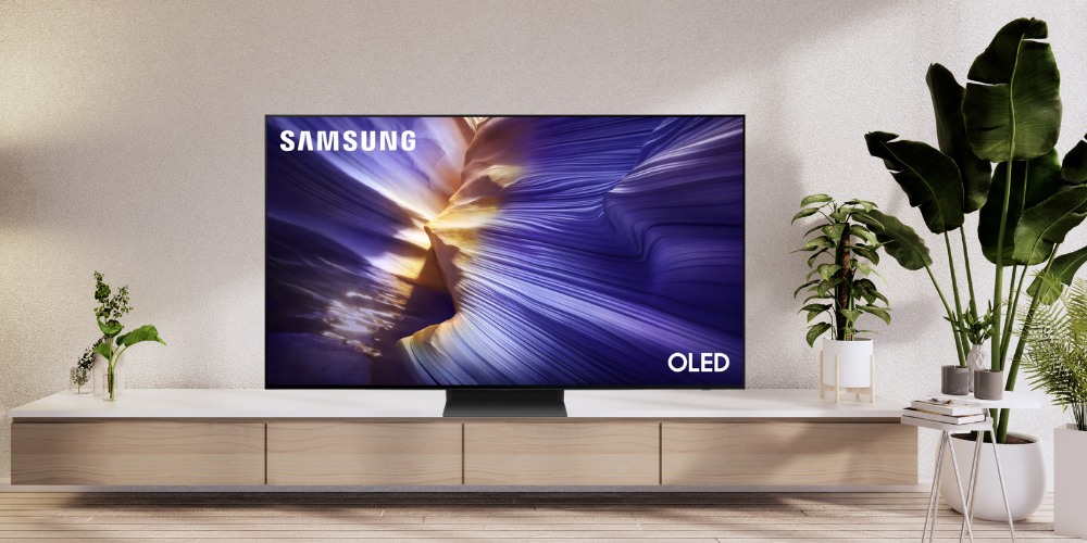 Smart Tivi Samsung OLED 4K Vision AI 77 Inch QA77S90F thiết kế siêu mỏng, tinh tế