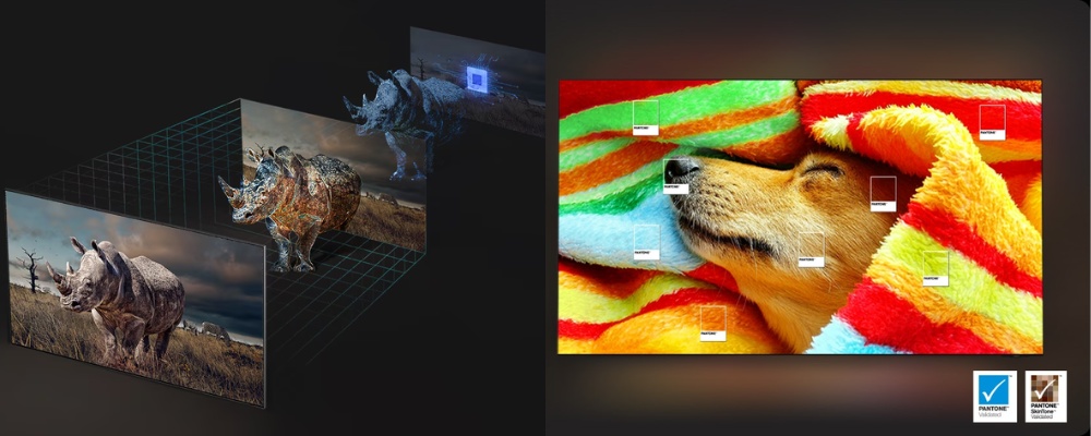 Công nghệ Real Depth Enhancer và màu sắc chuẩn PANTONE của Smart Tivi Samsung QA83S90F