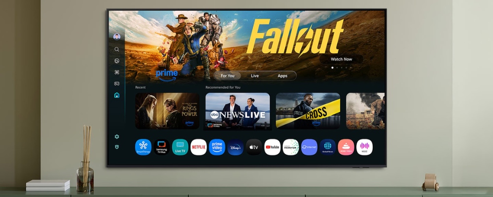 Smart Tivi Samsung QA83S90F dùng hệ điều hành Tizen