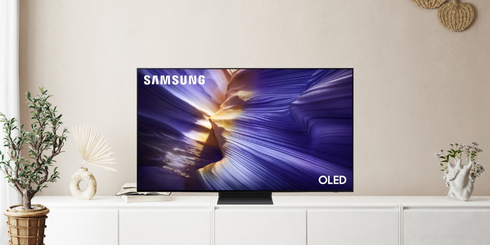 Smart Tivi Samsung OLED 4K Vision AI 65 Inch QA65S90F nổi bật với thiết kế siêu mỏng