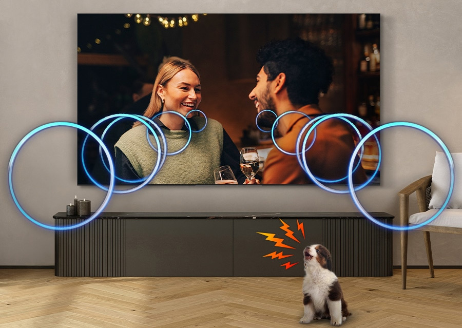 Active Voice Amplifier Tivi Samsung QLED 4K Vision AI 55 inch QA55Q8F