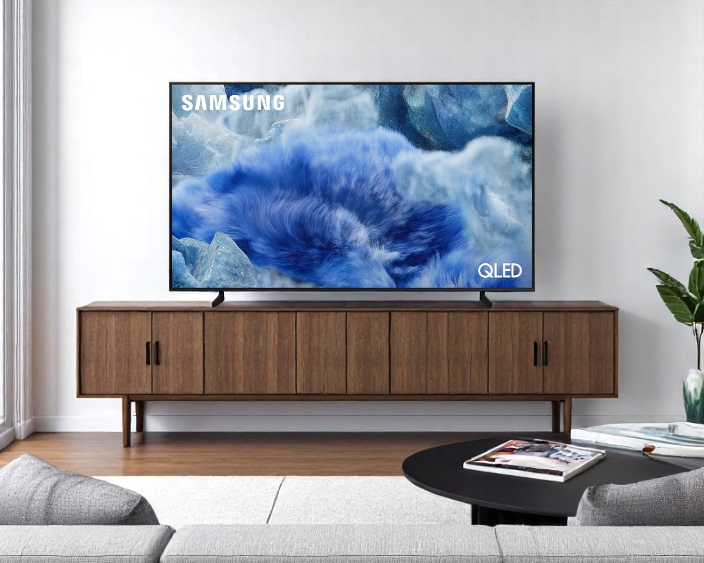 Thiết kế tinh giản Tivi Samsung QLED 4K Vision AI 55 inch QA55Q8F