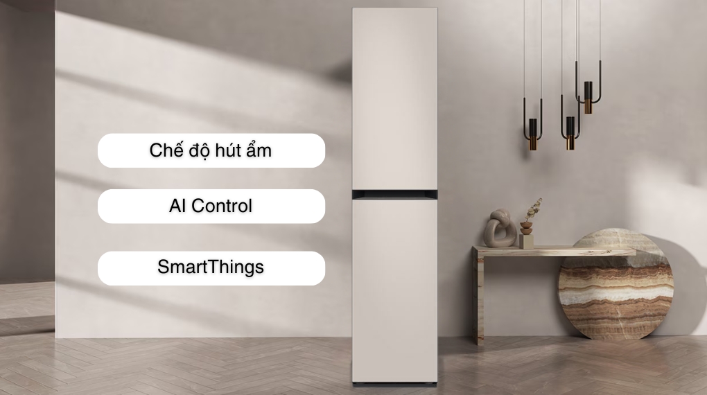 Tủ chăm sóc quần áo thông minh Samsung Bespoke AirDresser 3 móc DF18CB8600ERSV - Tiện ích