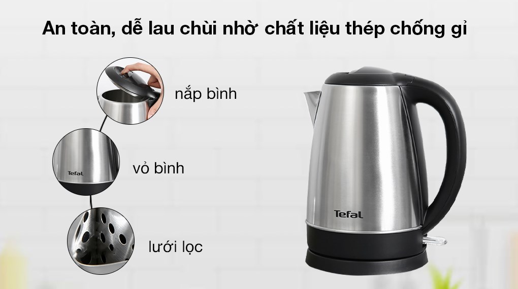 Bình đun siêu tốc Tefal KI800D68