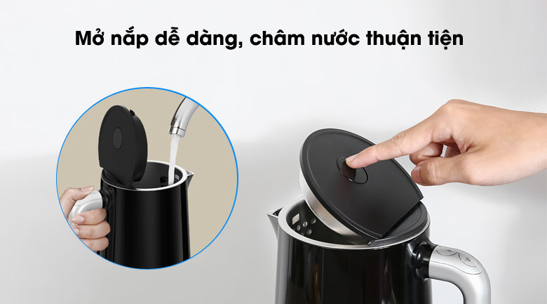 Châm nước dễ dàng - Bình đun siêu tốc Tefal KO850810