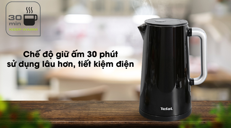 Giữ ấm 30 phút - Bình đun siêu tốc Tefal KO850810