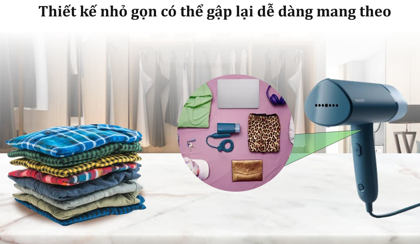 Bàn ủi hơi nước cầm tay Philips STH3000/20