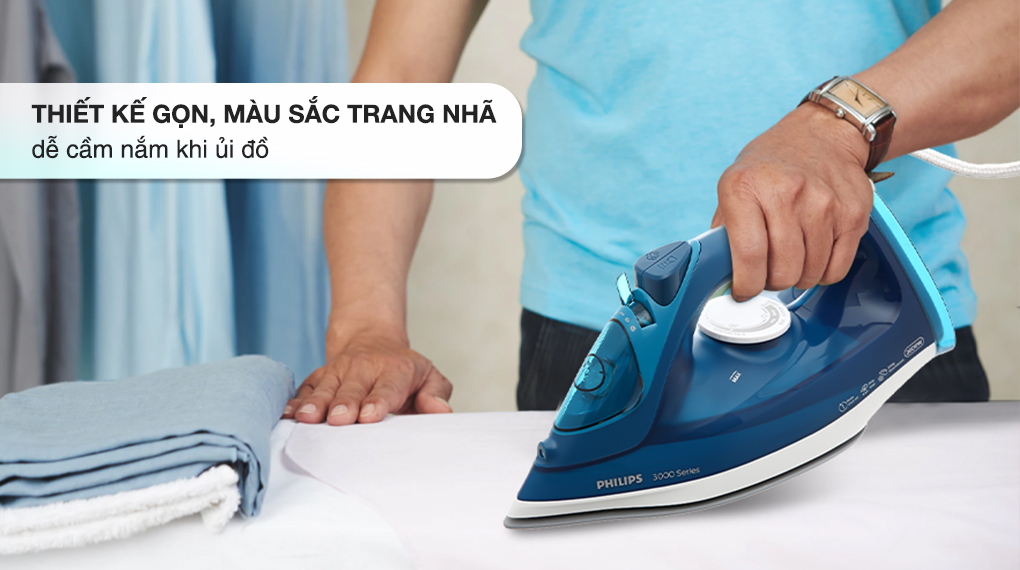 Bàn ủi hơi nước Philips DST3040/70 2600W - Thiết kế
