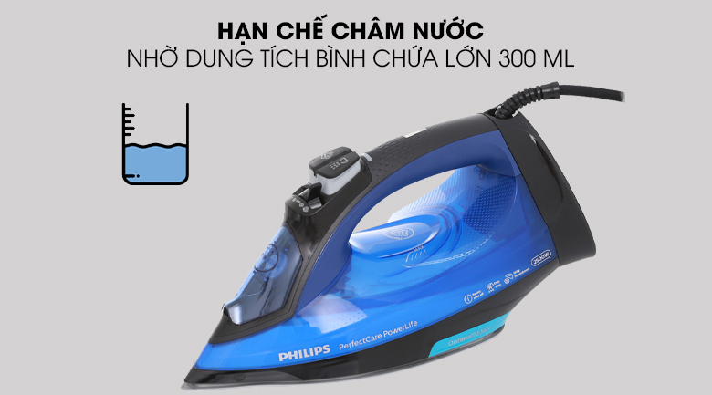 dung tích - Bàn ủi hơi nước Philips GC3920 dung tích - Bàn ủi hơi nước Philips GC3920