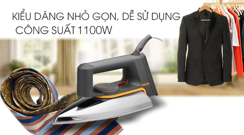 Bàn ủi khô Philips HD1172 - Công suất